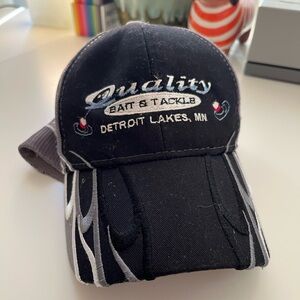 Bait & Tackle Detroit Lakes Michigan embroidered cap